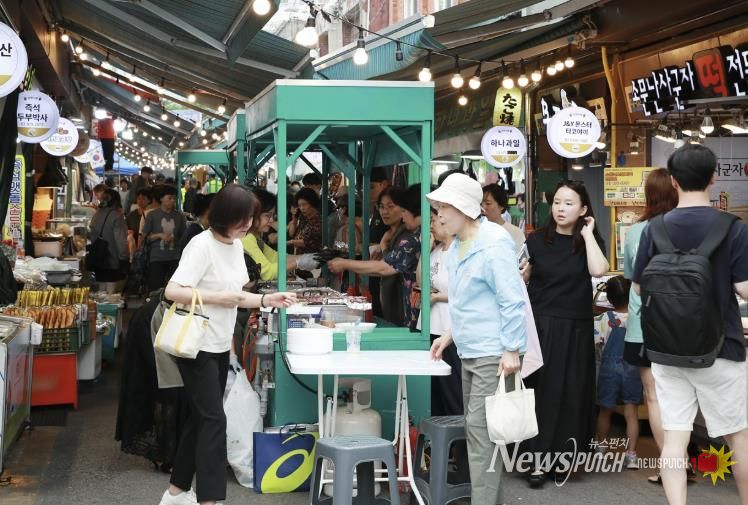 지난해 인헌시장 별빛야간 음식문화축제 전경