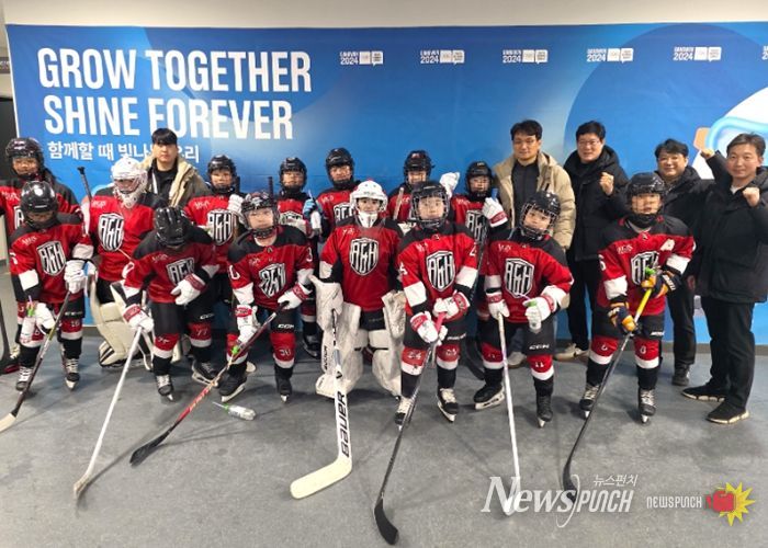 지난 9일 광주선수단 결단식 단체 및 선수대표 선서자 기념사진