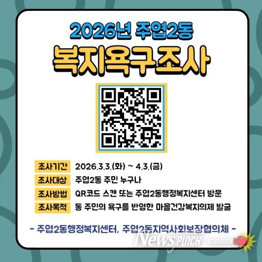 고양시 주엽2동, 주민 복지욕구조사 실시