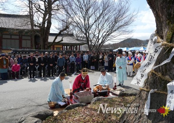 나주문화재단이 3일 나주읍성 사창거리 일원에서 ‘2026 나주읍성 사창거리 당산문화제’를 개최했다.