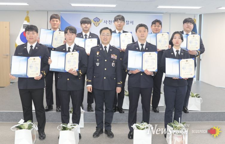 승진임용식 기념사진