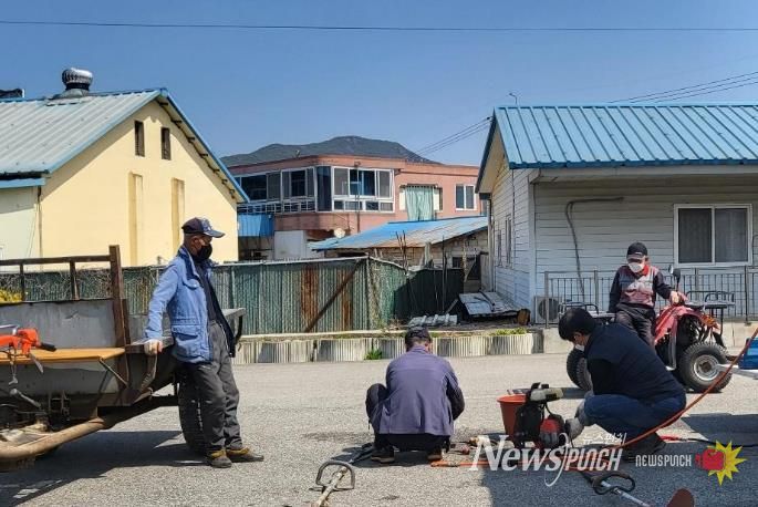 농업기계 순회교육 모습