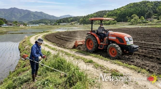 농작업 대행작업 모습