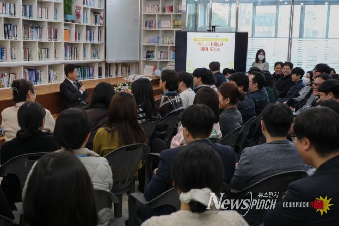 오영훈 도지사와 제주TP 임직원 현장소통 간담회 개최