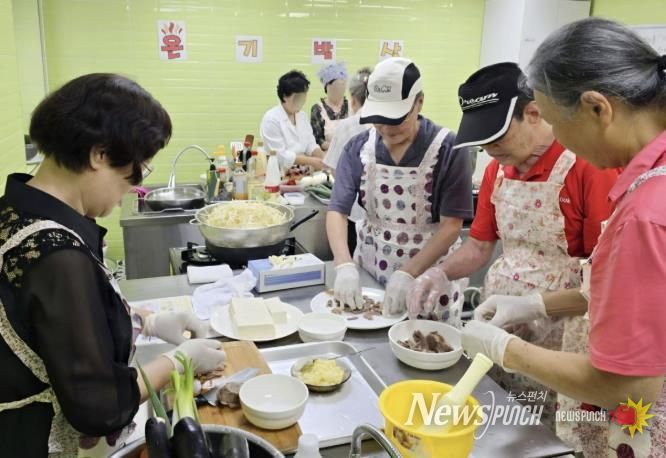 지난해 진행된 ‘온기밥상’ 사진
