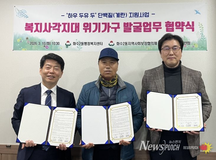 동구 화수2동과 한국야쿠르트 동인천점, 복지사각지대 발굴 업무 협약