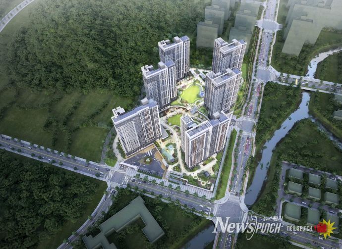 하대실 2지구 공동1블럭 조감도