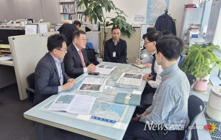 산청군수 중앙부처 방문