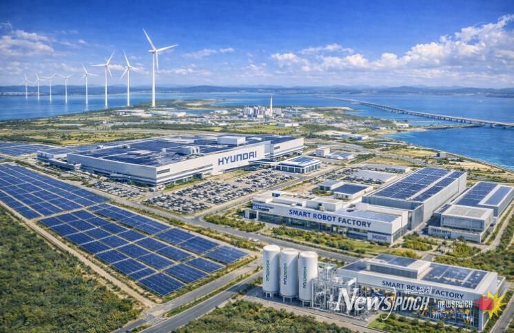 현대차지원TF및re100전담인력운영관련새만금산업단지내들어설공장이미지를해당부서에서Ai로생성