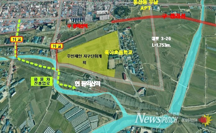 민원지역 현황 도면