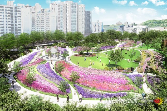 블라썸 정원 조감도