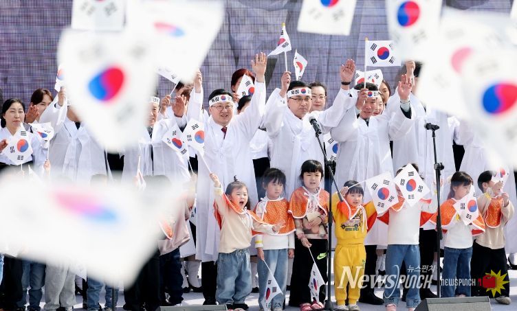 제23회 인동장터 독립만세운동 기념행사 모습