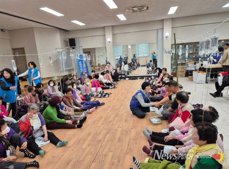 순천의료원 의료봉사단, 사평면에서 무료 진료 봉사 실시