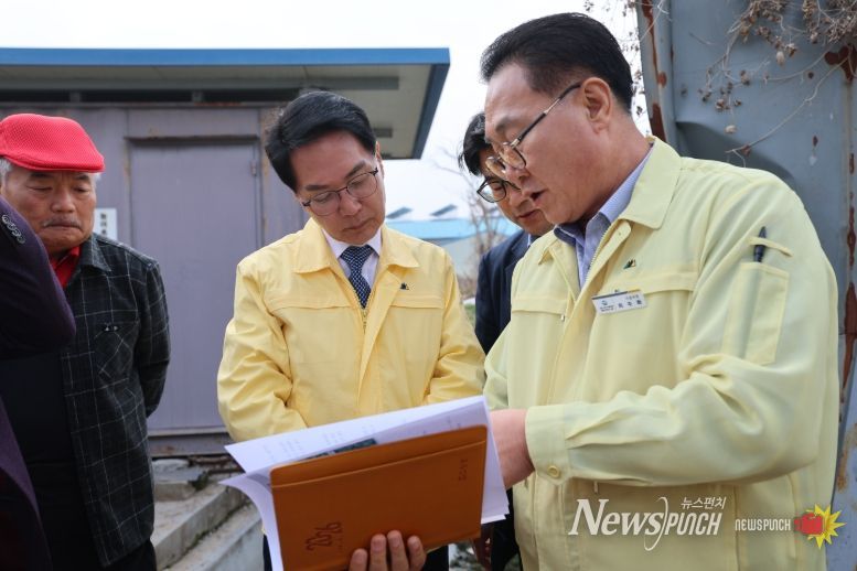 주민 숙원 해결·김치산업 기반 강화 현장 점검