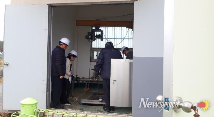 남원시 소규모 공공하수처리시설 및 중계펌프장 합동점검 실시