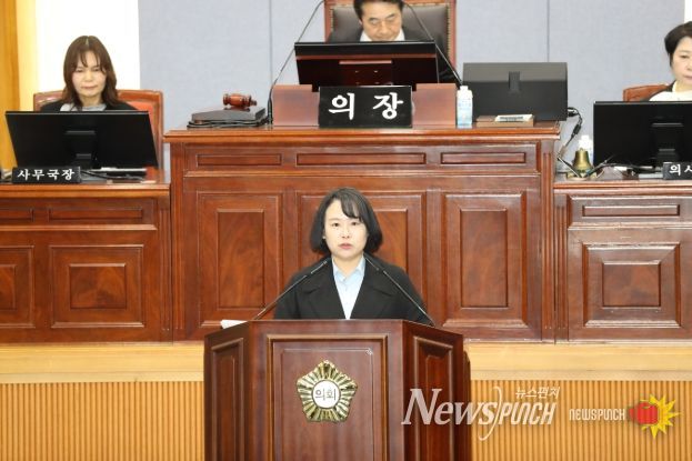 이혜인 남구의원, 본회의서 파크골프장 연회원제 도입 반대의견 피력