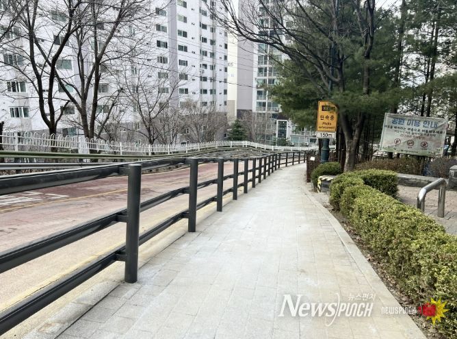 의왕시, 기상이변 대응위한 학생 통학로 열선 설치