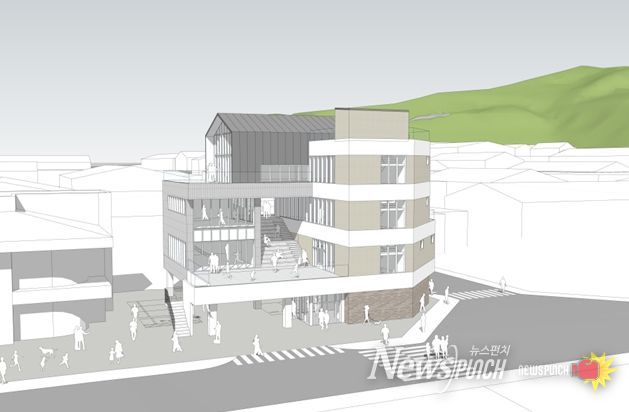 진영농공단지 복합문화센터 건립사업 조감도