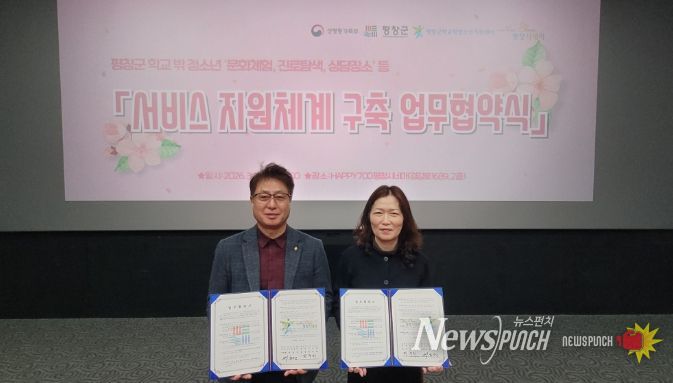 평창군학교밖청소년지원센터-평창시네마 문화 동행 프로젝트를 위한 업무협약