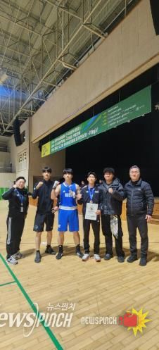 화순군청 복싱부 단체 사진