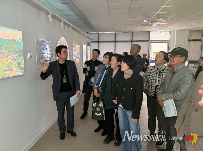 장흥군농어촌신활력센터, AI 미디어아트 전시