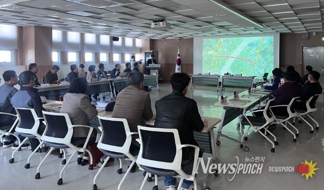 중리동 통장단, 주민자치회, 새마을협의회 대상 중리동 현안사항 설명