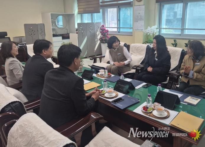 신임 교장 부임 학교 현장 방문