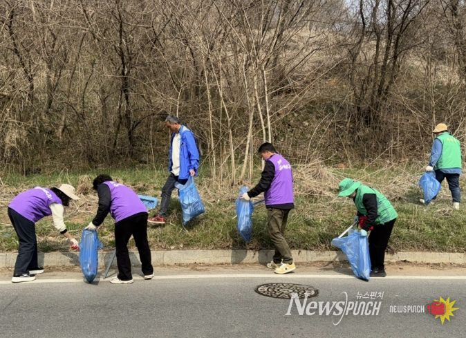 광주시 도척면, 경기도체육대회 앞두고 대대적 환경정비 실시