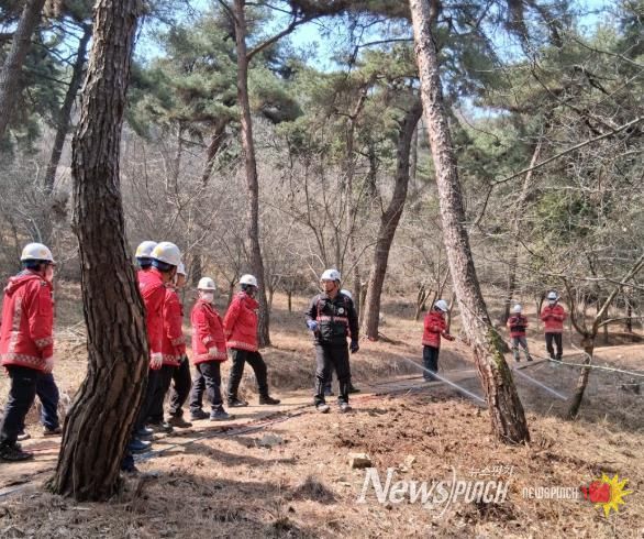부안군, 산불 위기경보 ‘경계’ 격상 총력 대응 체제 돌입