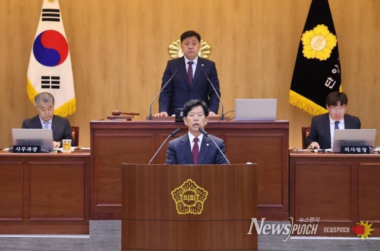 단양군의회 조성룡 의원, 5분 자유발언