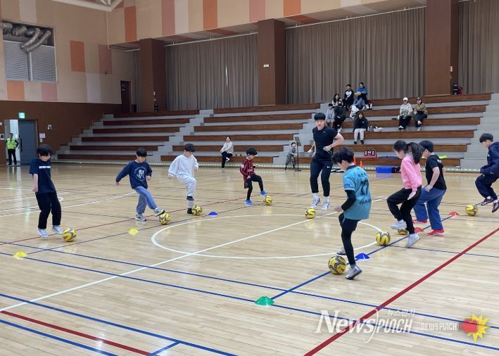 온산문화체육센터 ‘유소년 풋살’ 무료 특강 성료