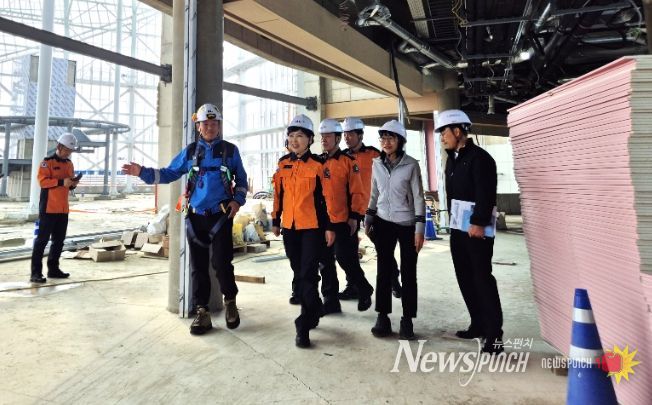 국립새만금수목원 대형 공사현장 화재예방 점검