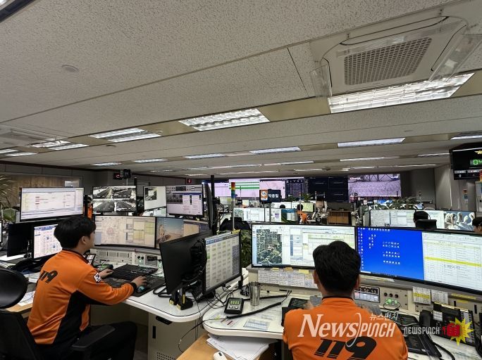 전북소방 119상황실