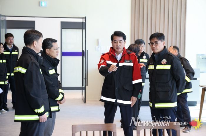 최재형 보은군수, 주요 사업장 현장 점검 실시