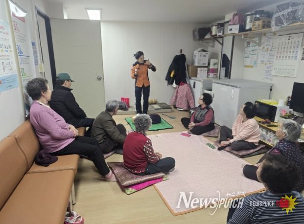 서산소방서, 봄철 화재 예방 앞장… 경로당 어르신 대상 안전교육 실시