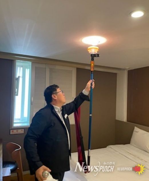 2025. 노후 숙박업소 화재감지기 작동시험