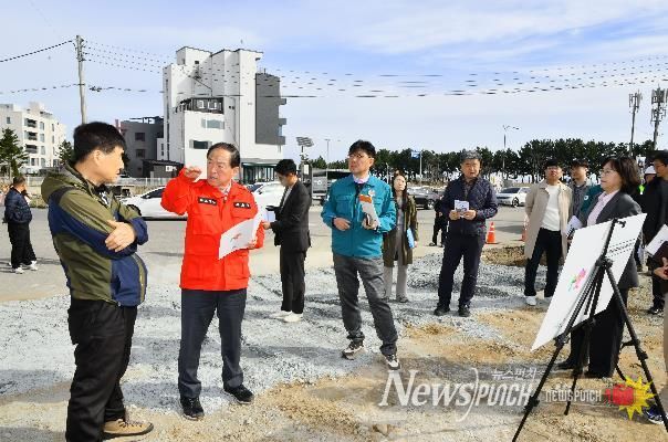 하수처리시설 유휴부지 임시주차장