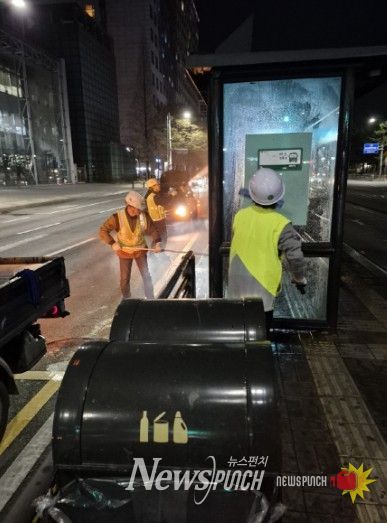 고양시 일산동구, 중앙로 BRT구간 버스승강장 환경정비 실시