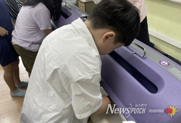 보은군보건소, 눈으로 확인하는 손씻기교육 ‘뷰박스’ 무상 대여