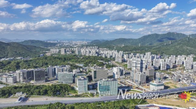 과천지식정보타운 전경