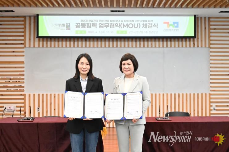 군산문화관광재단청년뜰업무협약.