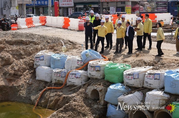 ‘침수 걱정은 낮추고, 안전은 높이고’....음성군, 하천 주요사업장 현장점검
