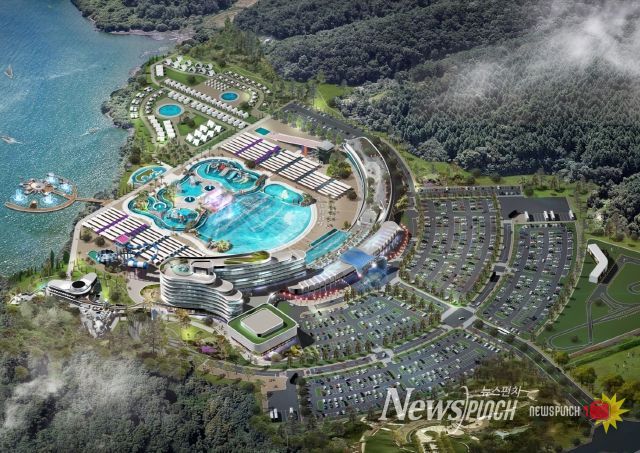 청주시, 1천500억원 관광시설 민간자본 유치 협약 체결. 사진(예상조감도)