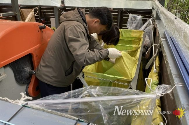 수원시 장안구 정자1동, 투명 페트병 별도 배출 이행 점검 실시