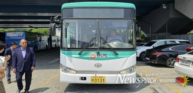 구리시, 상반기 공공관리제 시내버스 청결점검 실시